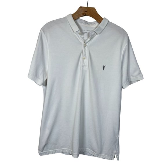 AllSaints Other - AllSaints Cotton Brace Short Sleeve Polo Shirt Size XL